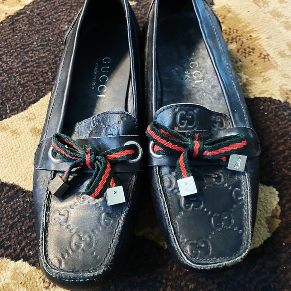 Authentic Gucci Loafers Black 7.5
